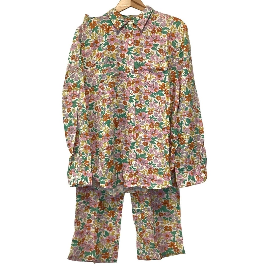 Piyama NWT Marlon Long Sleep Set Bloom Floral Australian Pajamas - Large - Picture 5 of 9